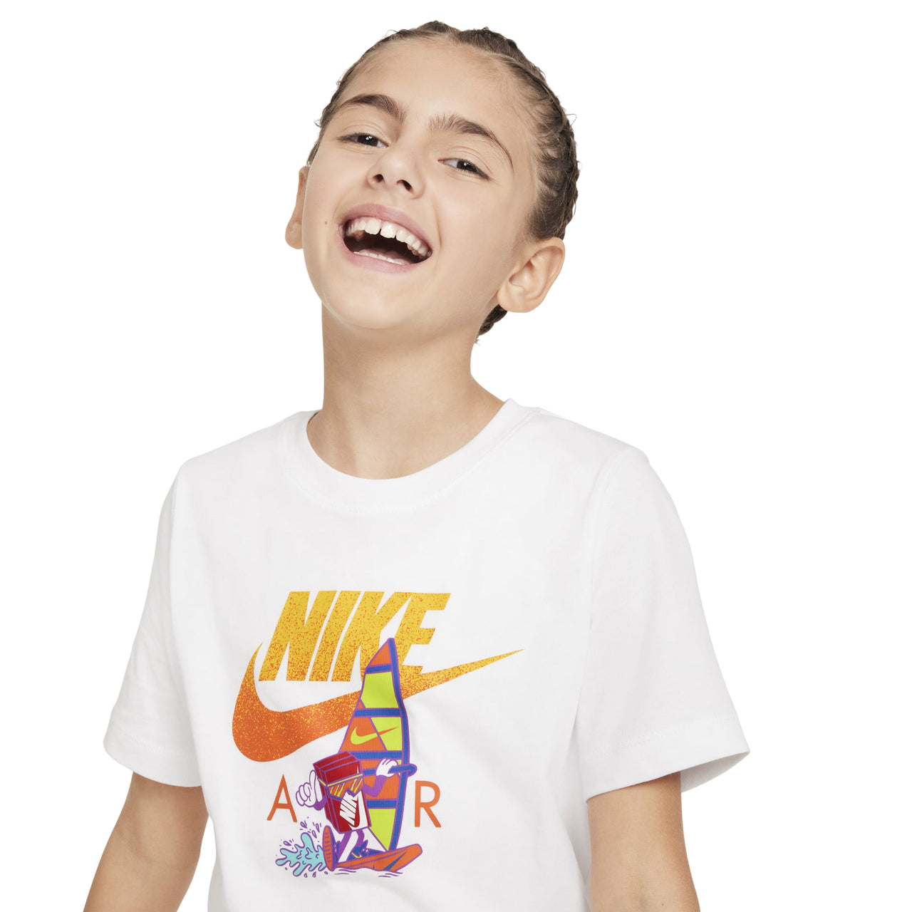 (GS) Nike Sportswear Graphic T-Shirt 'White' FV5346-100