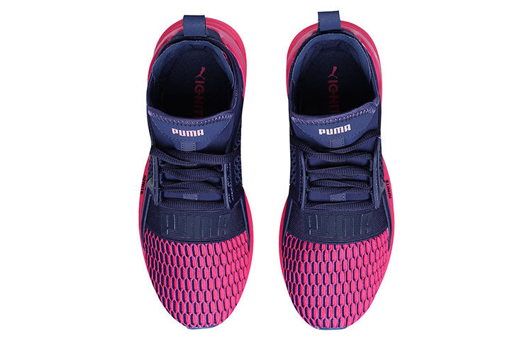 (WMNS) PUMA Ignite Running Shoes Blue/Pink 189811-02