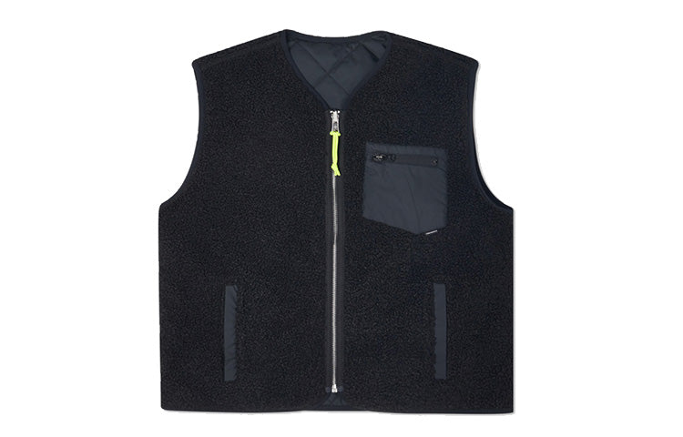 (WMNS) Converse Sherpa Reversible Vest Asia Sizing 'Black' 10020286A02