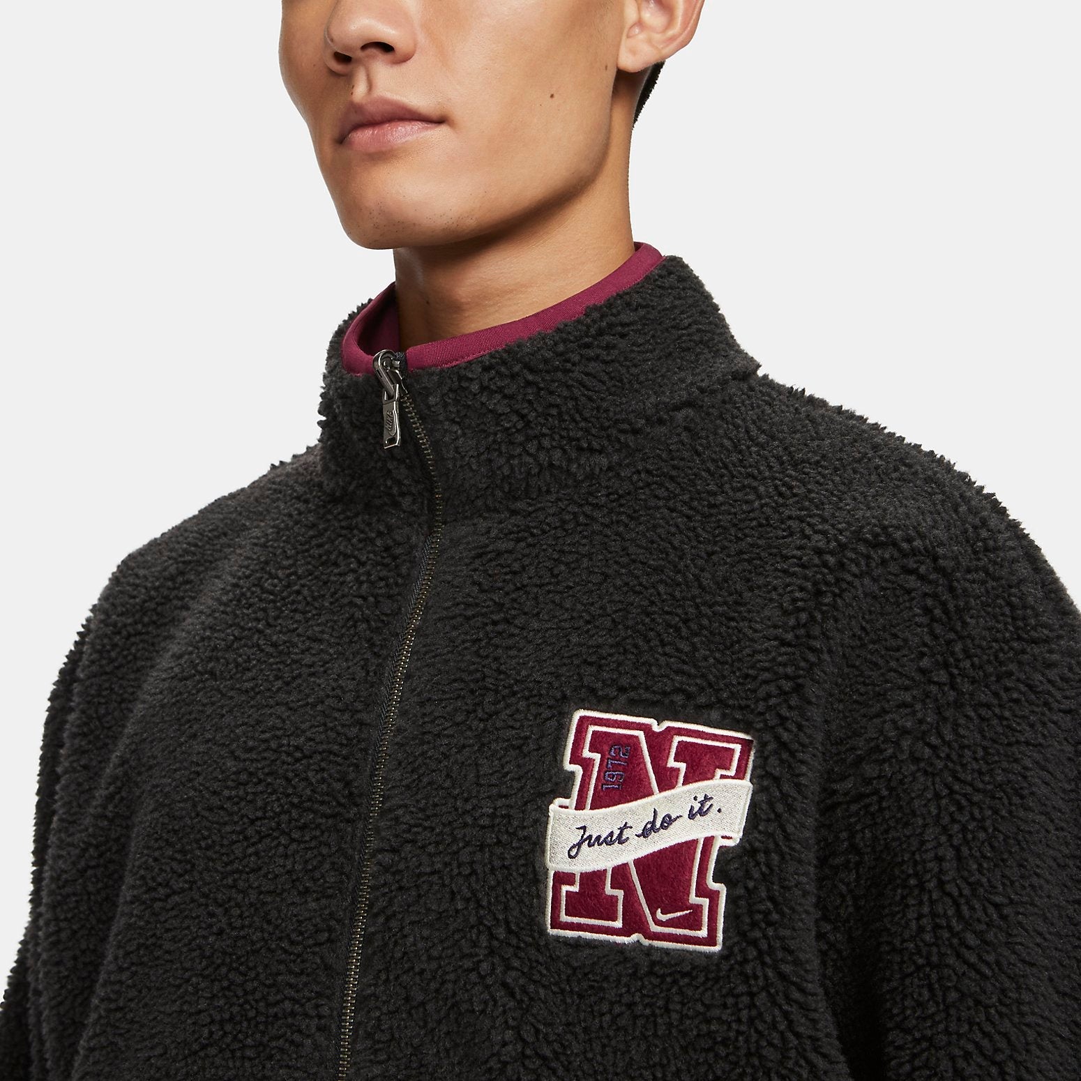 Nike NSW Reversible Winter Jacket 'Black Red' FV8588-010