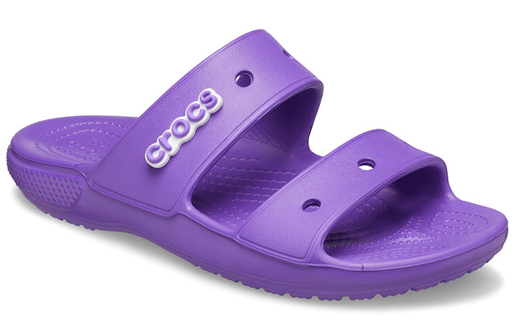 Crocs Classic Soft Sole Cozy Flat Heel Sports Slippers Unisex Purple 206761-518