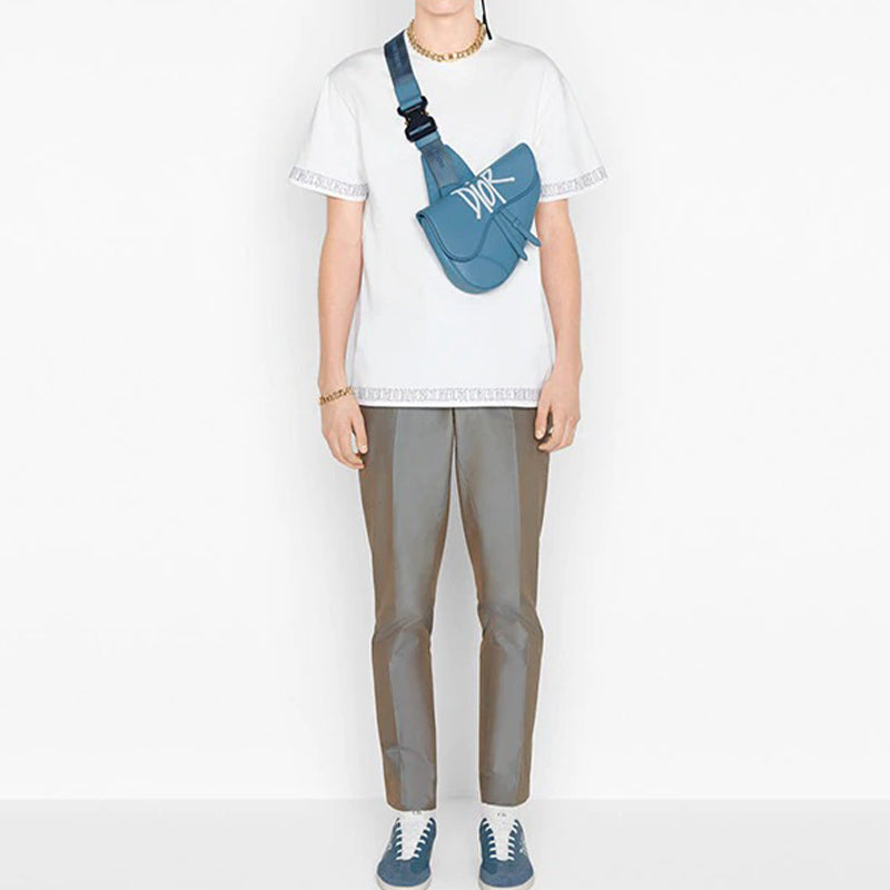 DIOR And Shawn Stussy Oversized For Men White 033J625F0554-C084