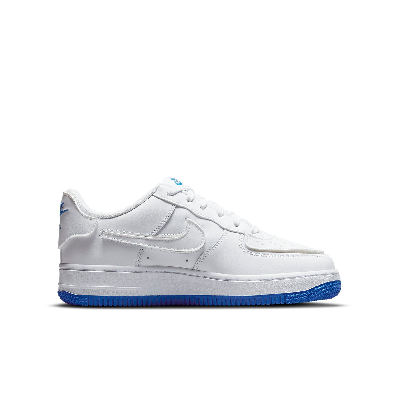 (GS) Nike Air Force 1/1 'White Royal Blue' DB4545-105