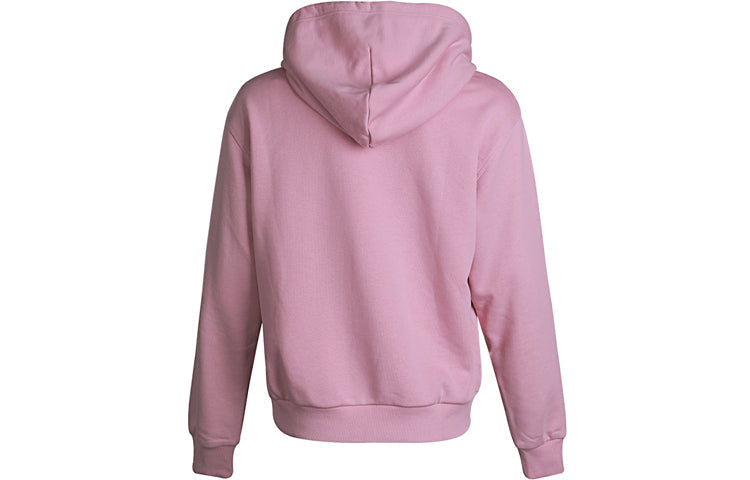 (WMNS) Converse Letter Basical Hooded Sweater Pink 10019442-A04
