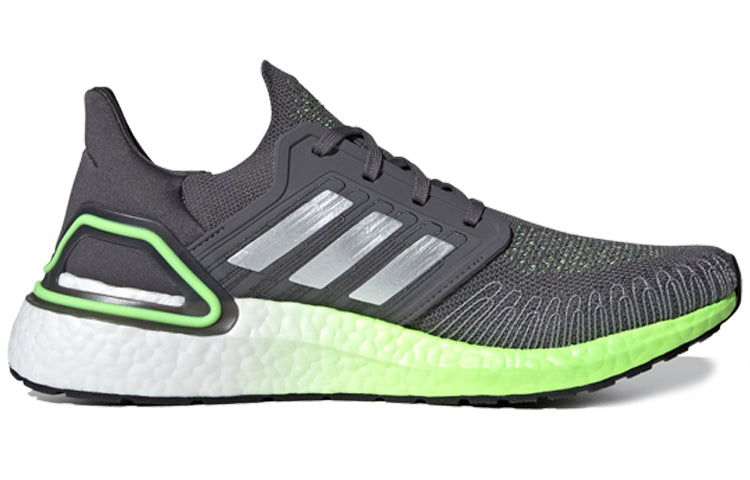 adidas Ultra Boost 20 'Grey Five Silver Metallic Signal Green FV8317