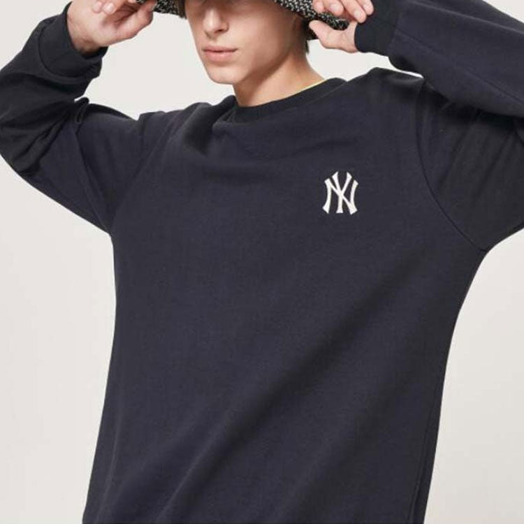MLB New York Yankees Printing Logo Sports Fleece Unisex Black 31MTR1941-50L