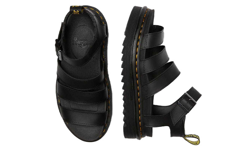 (WMNS) Dr. Martens Blaire Leather Sandals Black 24235001