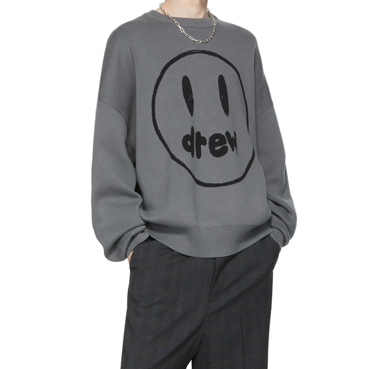 Drew House Mascot Crewneck Sweater 'Grey' DR-FW22-250