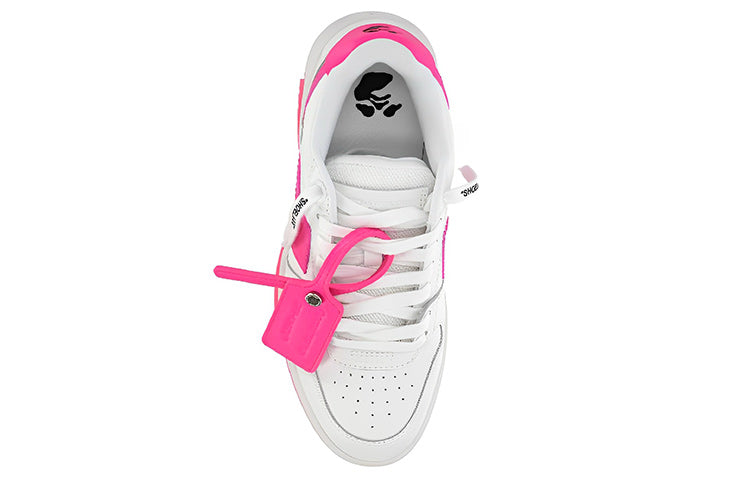(WMNS) Off-White Out Of Office Calf Leather Sneaker 'White Red' OWIA259S23LEA0010132