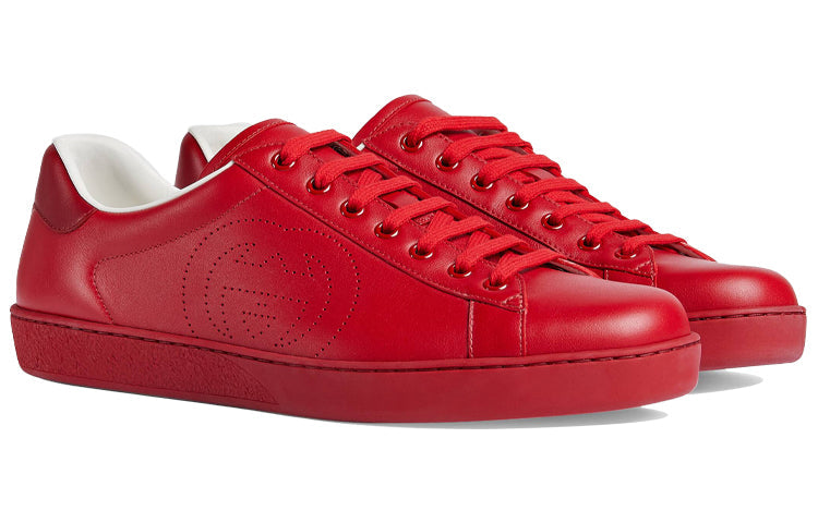 Gucci Ace 'Interlocking G - Hibiscus Red' 599147-AYO70-6463