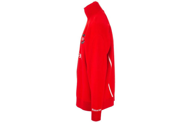Balenciaga Soccer Knitted Jumper 'Red' 641799T41106540