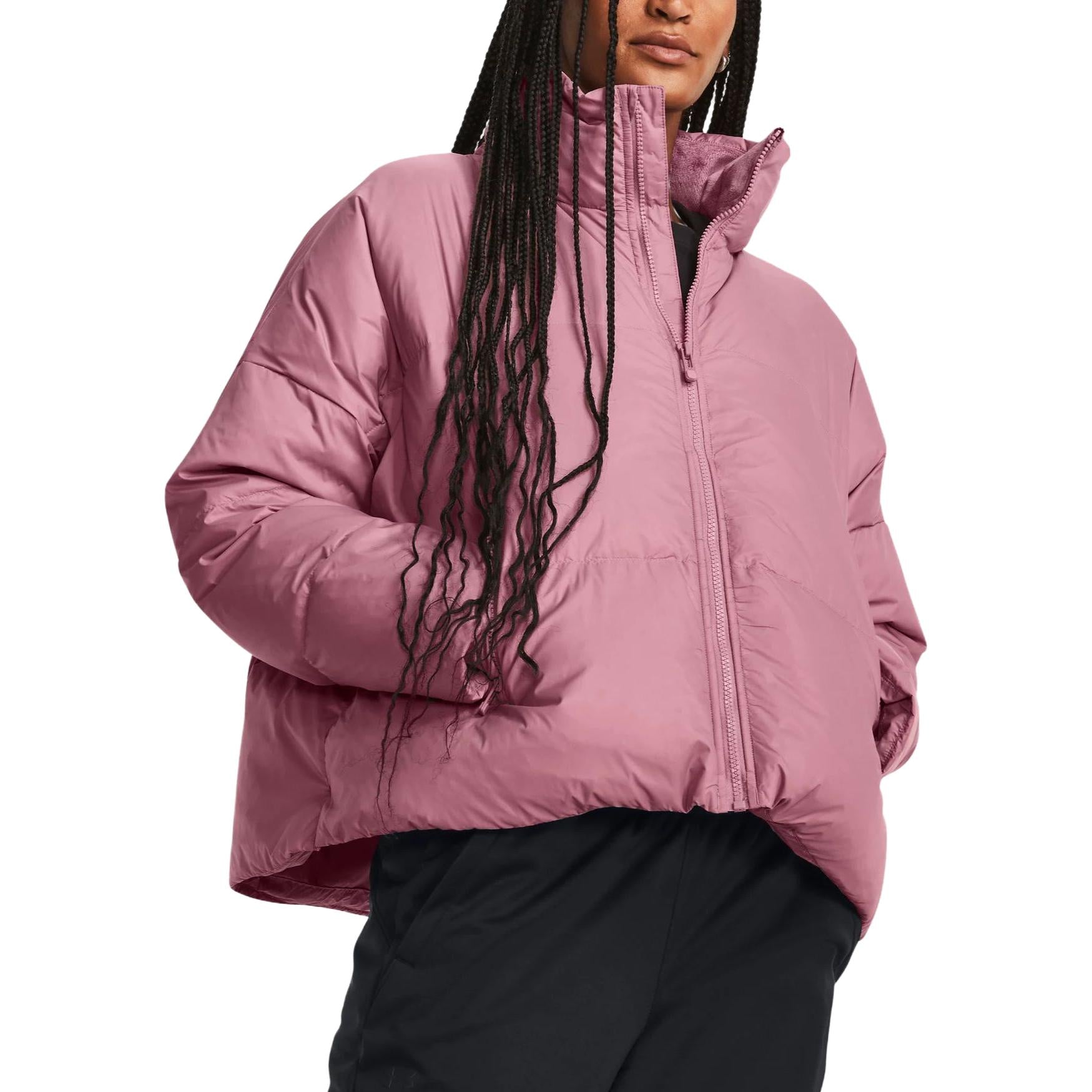 (WMNS) Under Armour ColdGear Infrared Down Puffer Jacket 'Pink' 1378858-697