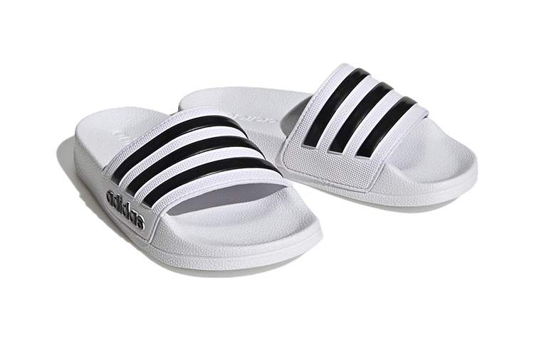 (PS) adidas Adilette Shower Slides 'White Black' HP7606