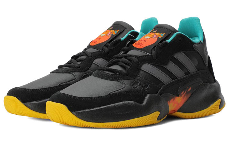 adidas neo STREETSPIRIT 2.0 Sports Casual Shoes 'Black Yellow' FV5997
