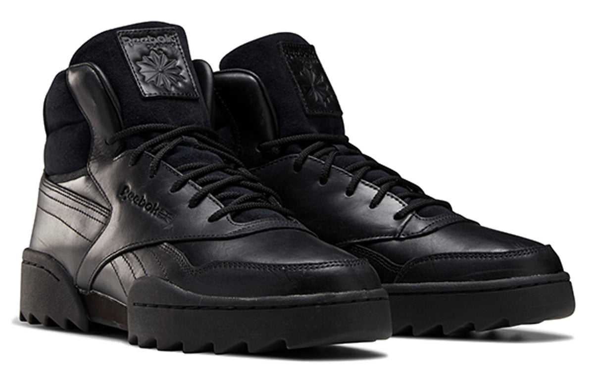 Reebok Exofit Hi Plus Ripple Leather 'Triple Black' FZ1848