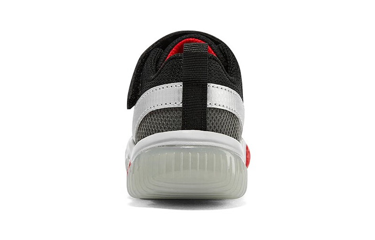 (GS) Skechers Mighty Glow Sneaker 'Black Red' 402040N-BKRD