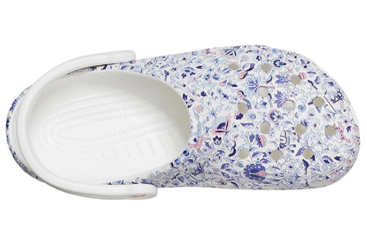 (WMNS) Liberty London x Crocs Classic Clog Beach Flowers White Sandals 206447-97E