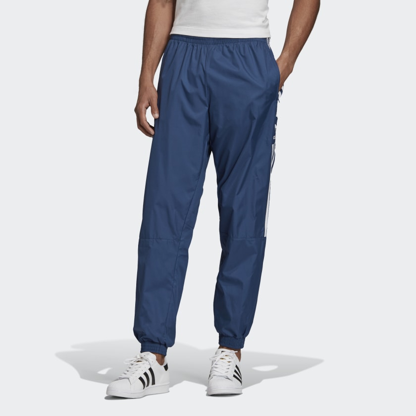 adidas originals Track Pants Retro Sports Long Pants Blue FM9885