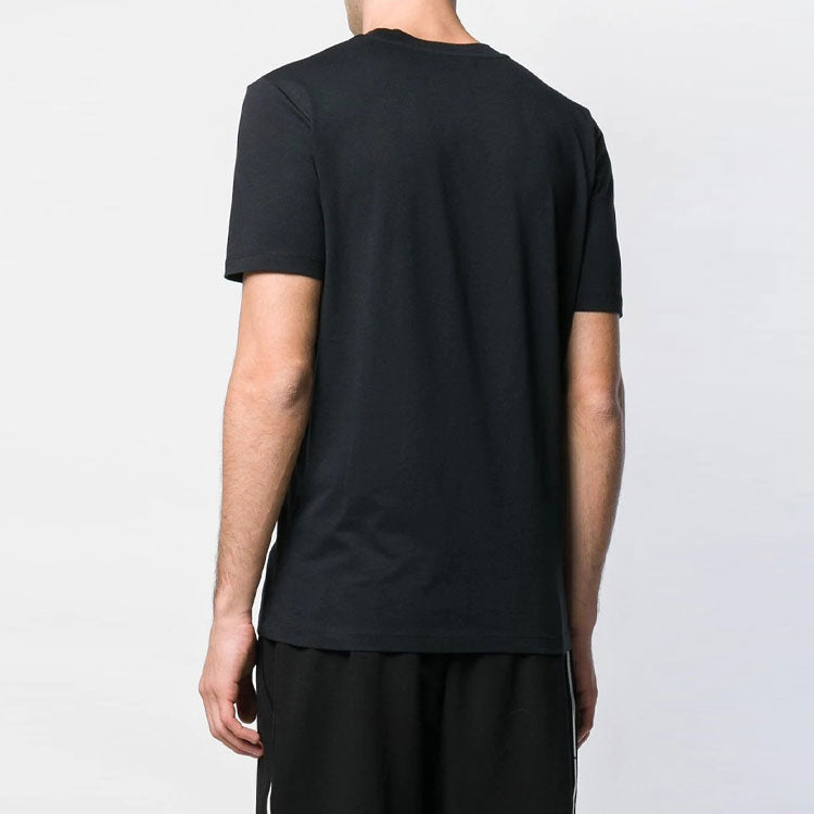 Alexander McQueen Cotton Embroidered Round Neck Short Sleeve Tee 'Black' 277605-RMT74-4028