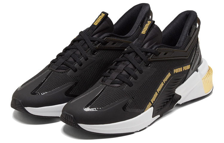 (WMNS) PUMA Provoke XT FTR Moto 'Black Team Gold' 195269-01