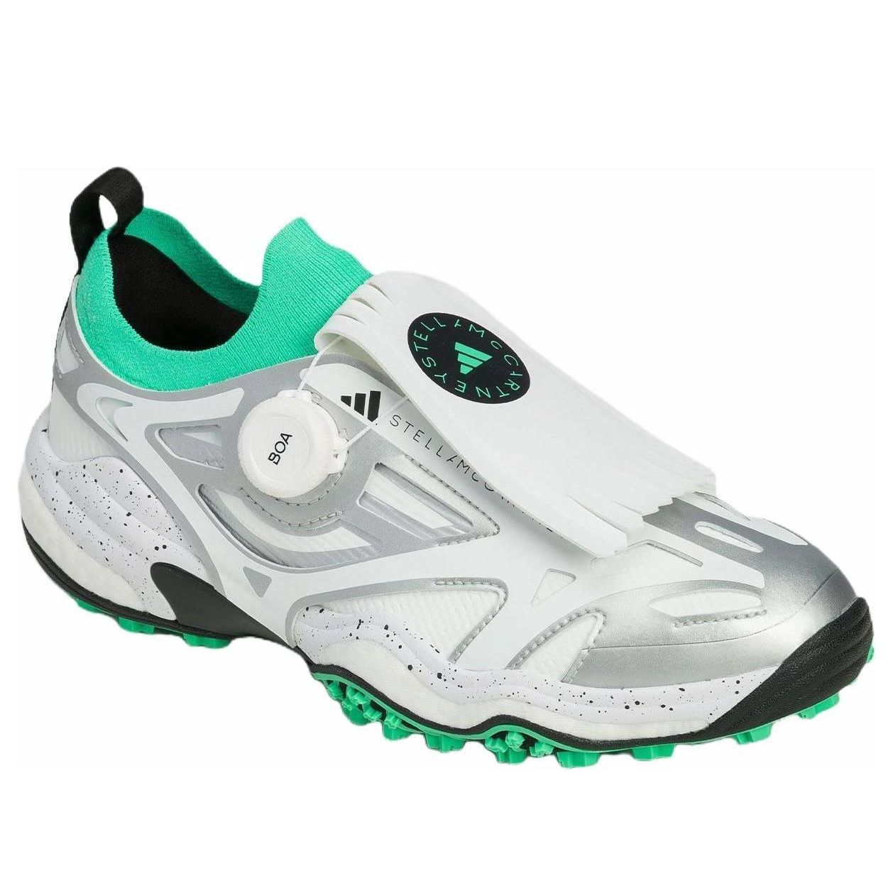 (WMNS) adidas Codechaos BOA by Stella McCartney 'Core White Bright Green Silver Metallic' JH8937