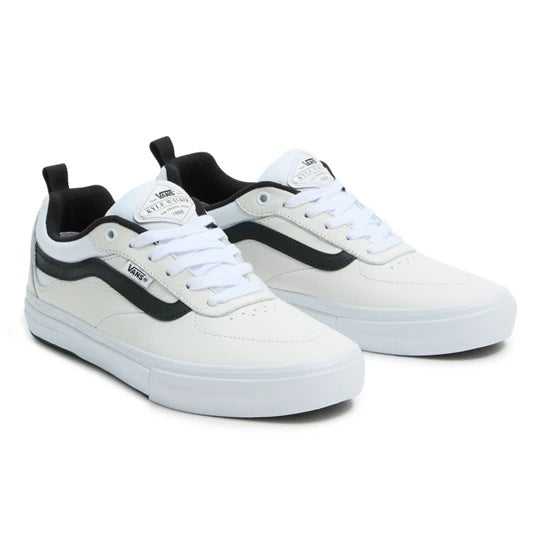 (WMNS) Vans Kyle Walker Leather 'White Black' VN0A5JIETWB