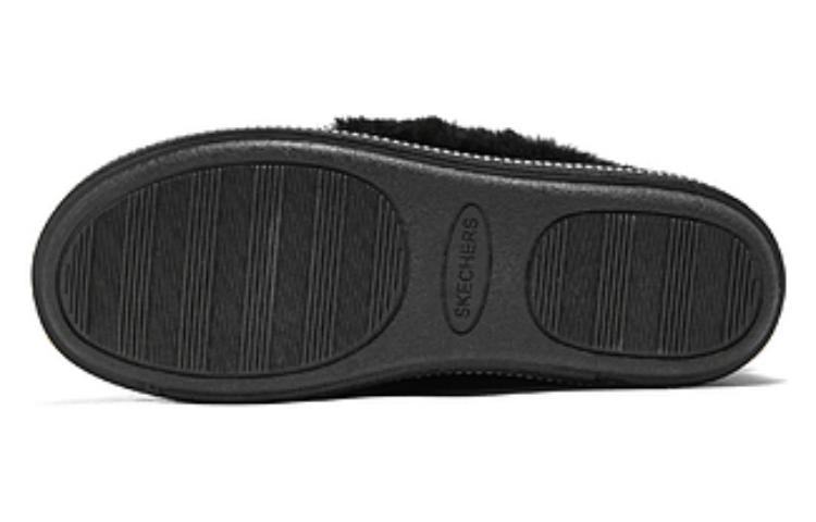 (WMNS) Skechers Cozy Slip-On Shoes 'Black' 169000-BLK