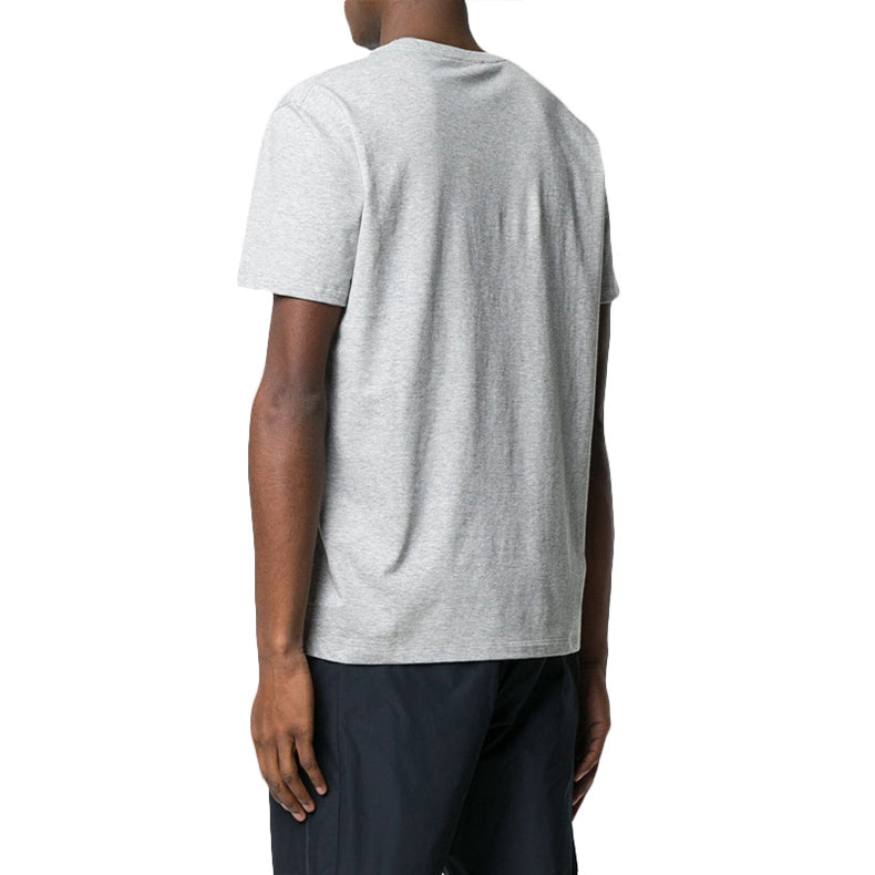 Men's Alexander McQueen SS21 Skeleton Round Neck Short Sleeve Gray 551779-QMZ73-0902
