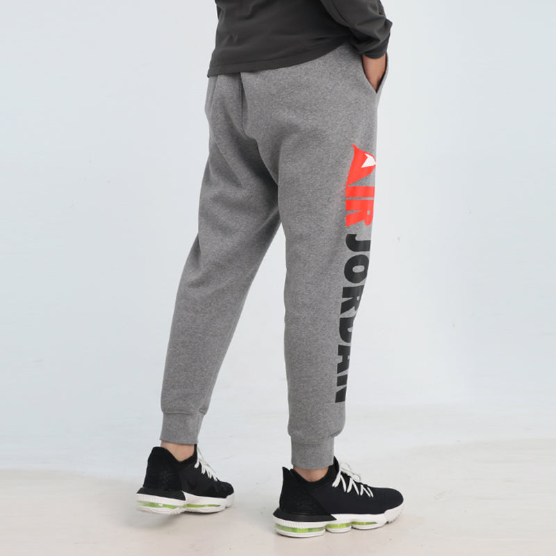 Air Jordan Winter Utility Athleisure Casual Sports Stay Warm Fleece Lined Long Pants Gray CT3496-091