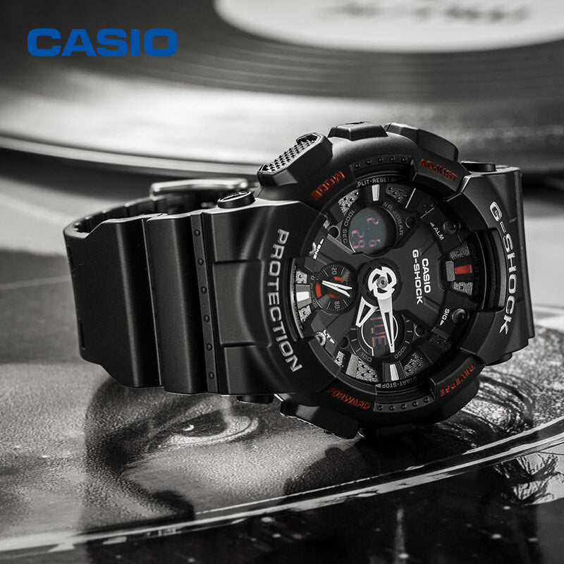 CASIO G-Shock Analog-Digital 'Black' GA-120-1A