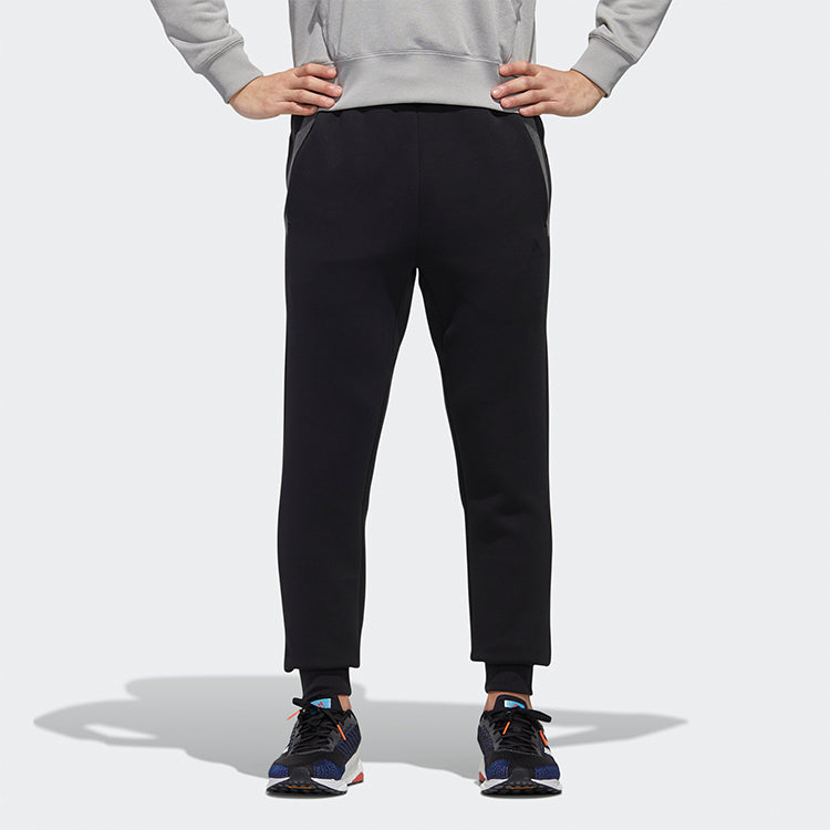 adidas MH Pnt DK ribbed Sports Pants Black GM4409
