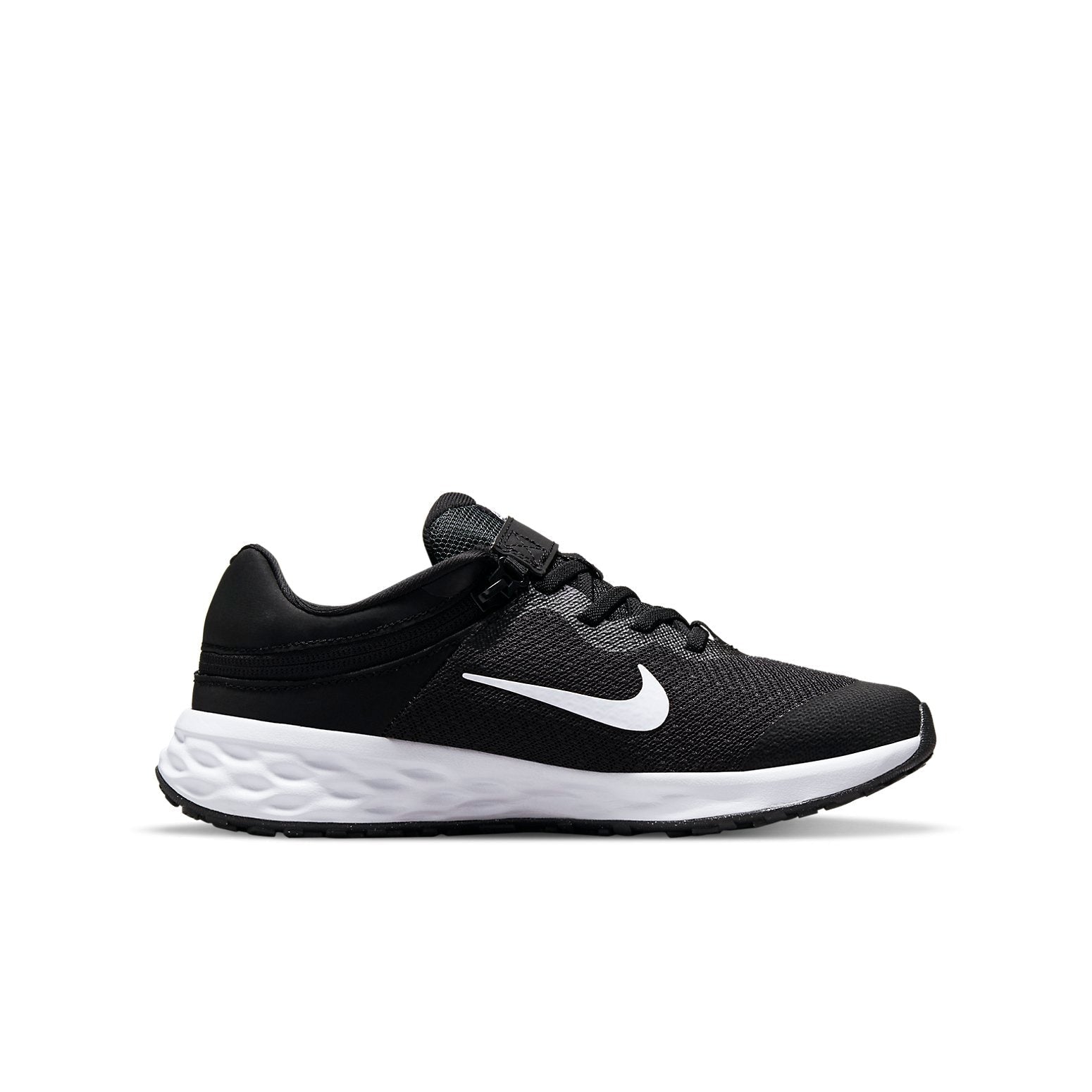 (GS) Nike Revolution 6 FlyEase 'Black White' DD1113-003