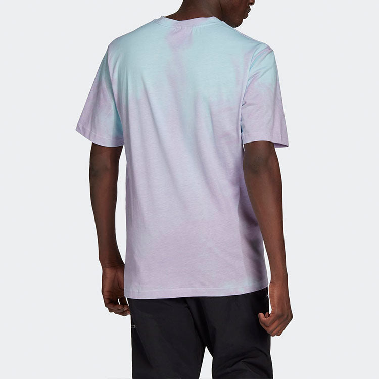 adidas originals Printing Round Neck Pullover Short Sleeve Purple GP0073
