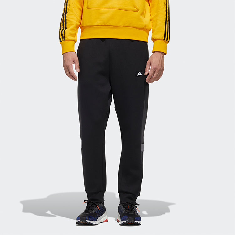 adidas Ub Pnt Dk Colorblock logo Casual Bundle Feet Sports Pants Black GM4399