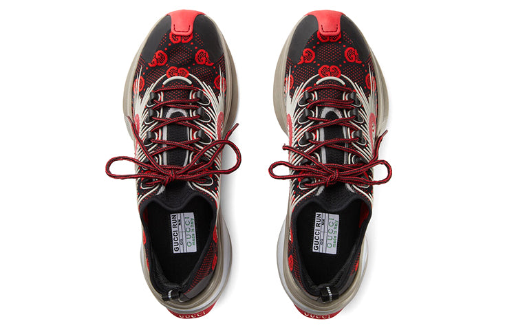 Gucci Run Sneaker 'Black Red' 680900-USN10-8490