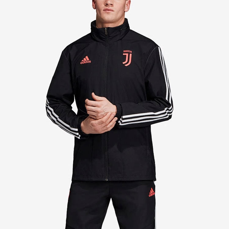 adidas JUVE AW JKT Soccer/Football Juventus Woven Jacket Black DX9134