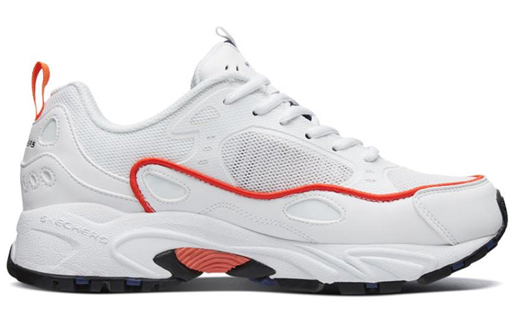 Skechers Stamina Running Shoes White/Red/Black 666096-WOR
