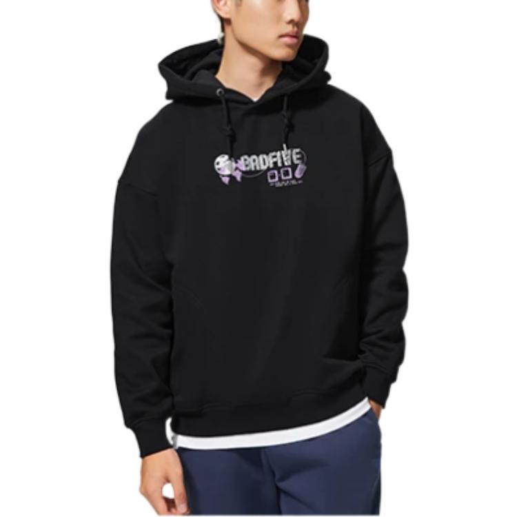 Li-Ning BadFive Graphic Hoodie 'Black' AWDSC09-4