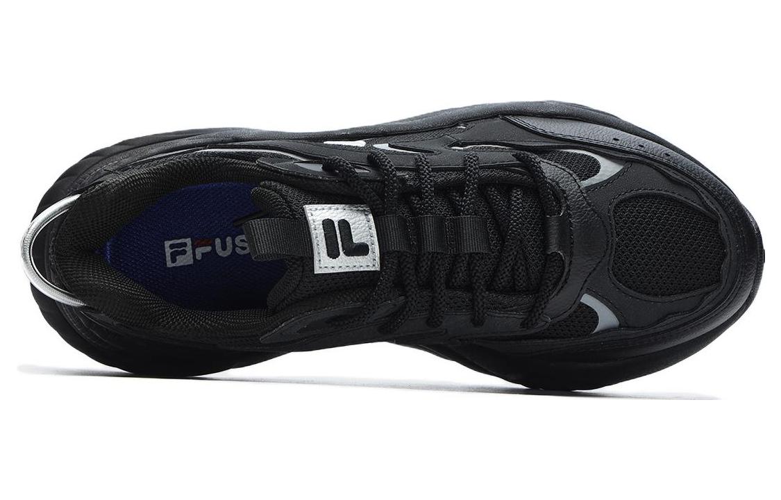 (WMNS) FILA FUSION Conch DX Sneakers 'Black Silver' T12W311111FBS