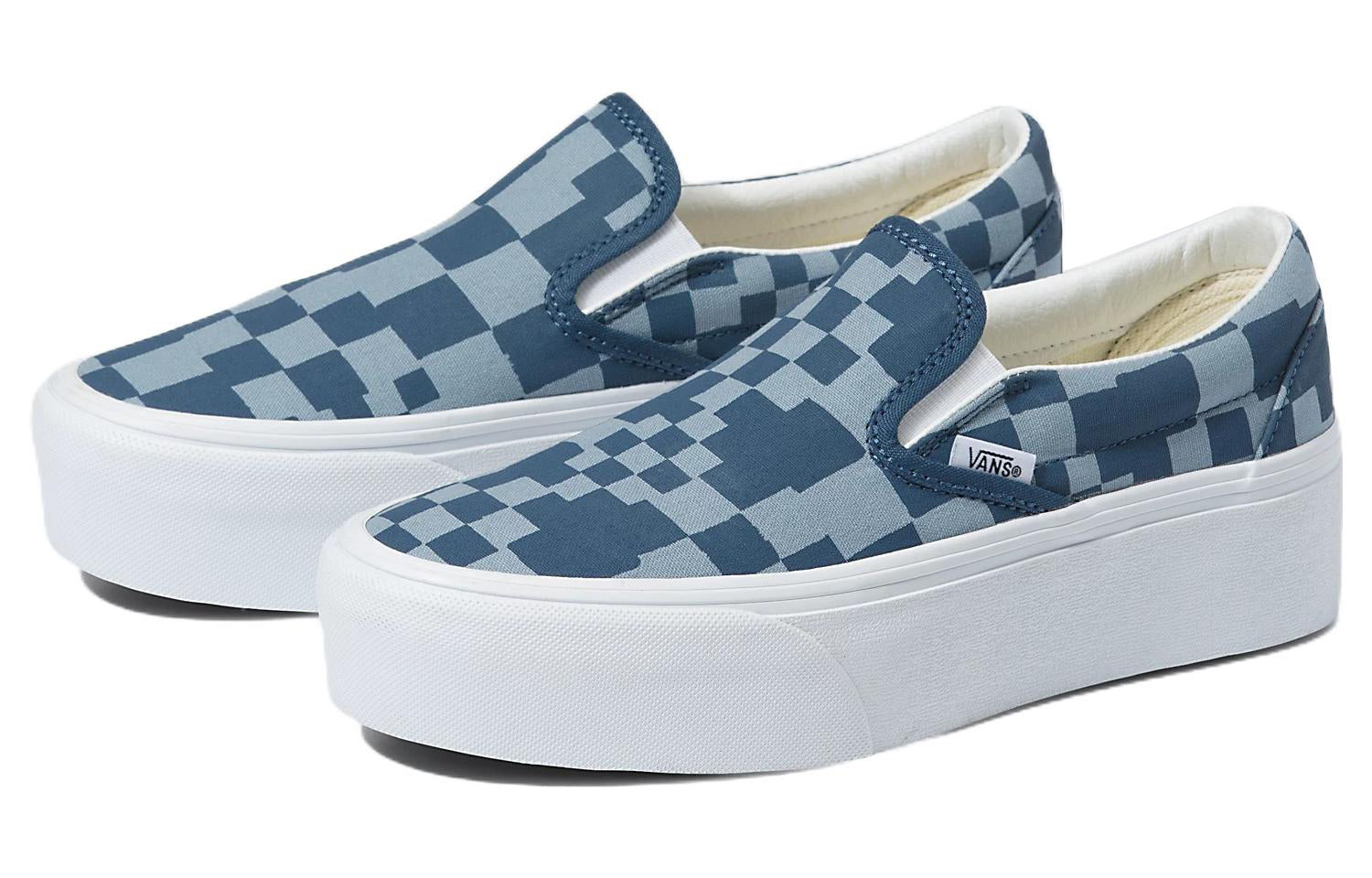 Vans slip-on Multi Check 'Blue White' VN0A7Q5RBLU