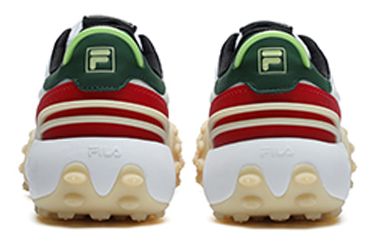 (WMNS) FILA Gara Chunky Sneakers 'White Red Green' F12W213111FWV