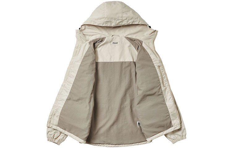 PALACE Pal Is Ace Jacket Logo Multiple Pockets hooded Zipper Unisex Khaki P20JK026