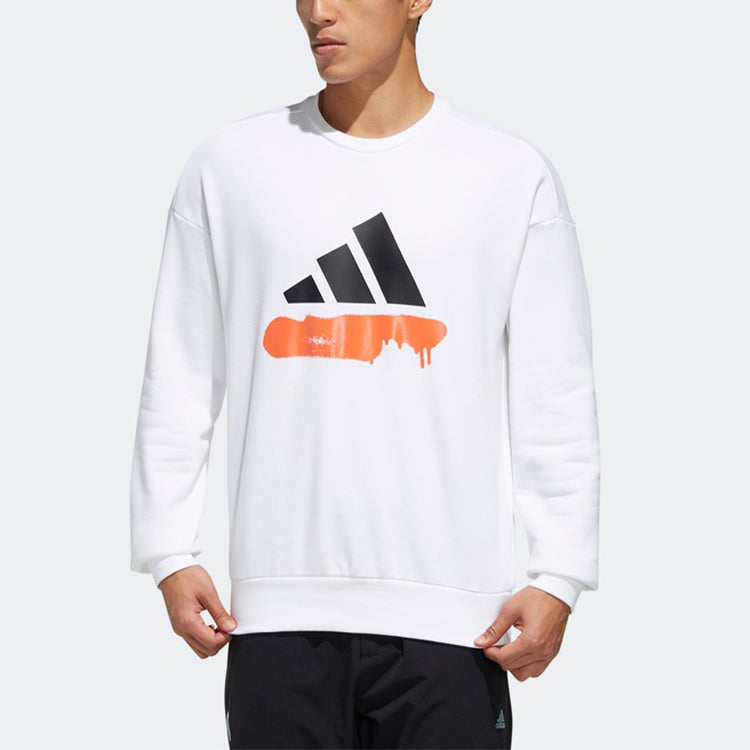 adidas O2 SWT BOS Casual Sports Pullover White FM9406