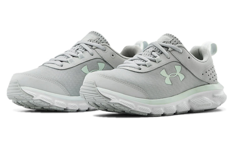 (WMNS) Under Armour Charged Assert 8 D 'Grey Green' 3022645-102