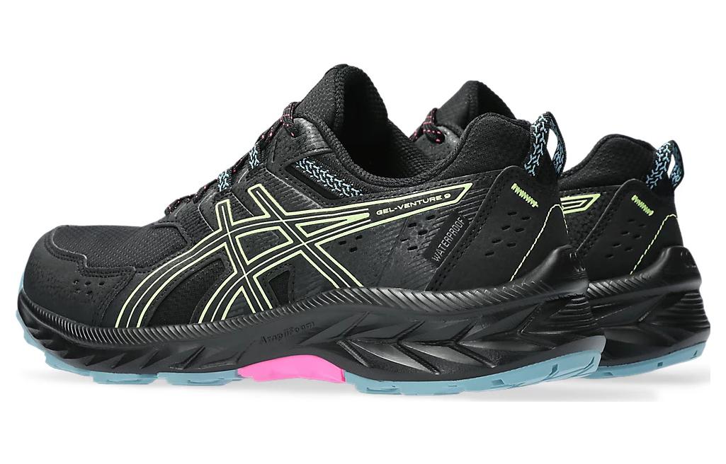 (WMNS) ASICS Gel-Venture 9 Waterproof 'Black Lime Green' 1012B519-002