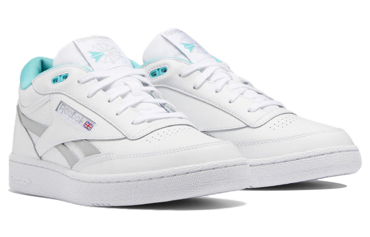 Reebok Club C Mid 2 Revenge Casual Skateboarding Shoes Unisex White Gray GY9692