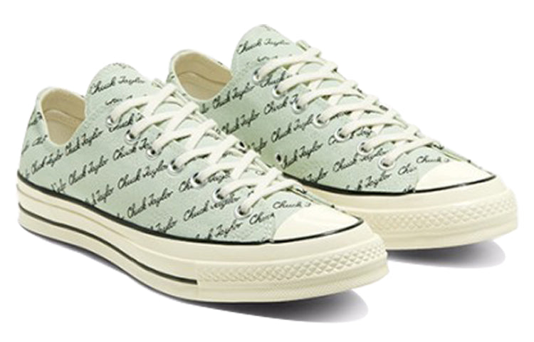 Converse Chuck 70 Low 'Scripted Signature Print - Green Oxide' 167699C