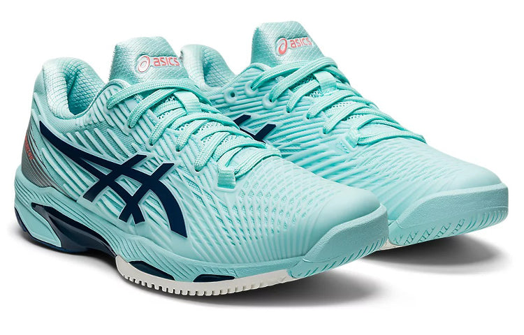 (WMNS) ASICS Solution Speed FF 2 'Clear Blue Light Indigo' 1042A136-403