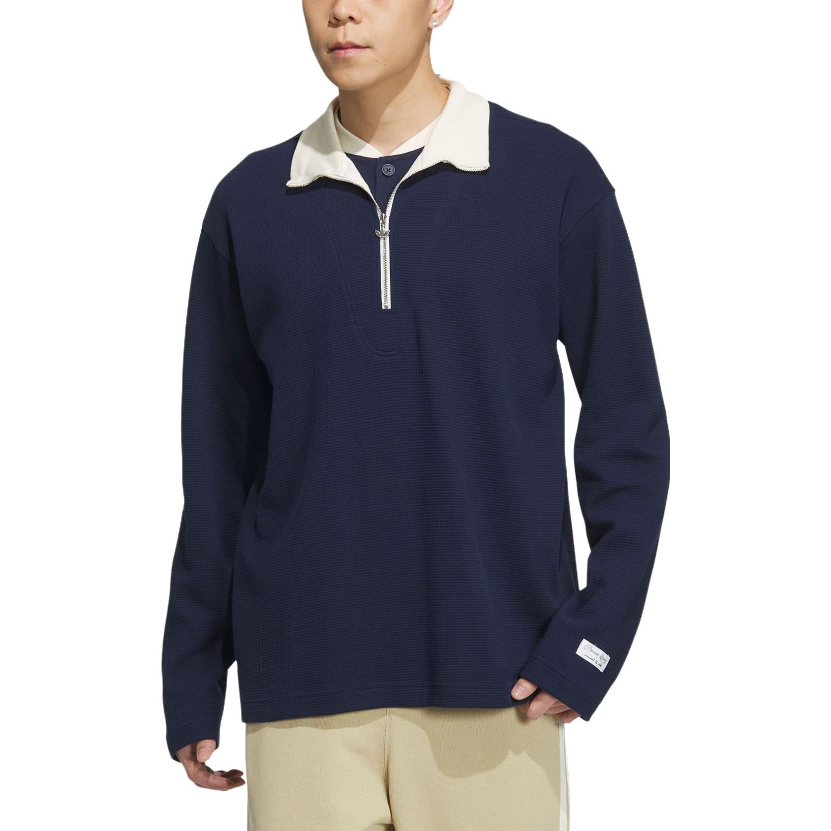 adidas Originals x Notitle Polo Shirts 'Navy' IN2601