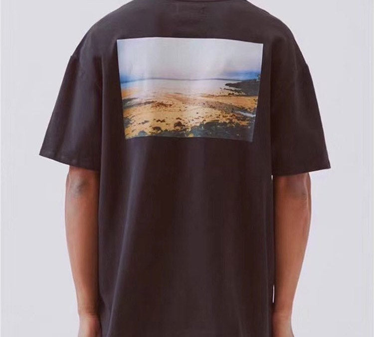 Fear of God Essentials Photo Tee Black limited Printing Short Sleeve Unisex FOG-FW18-87